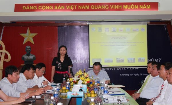 Đồng chí Nguyễn Văn Sửu, PCT UBND thành phố Hà Nội về thăm và làm việc với doanh nghiệp tại KCN Phú Nghĩa