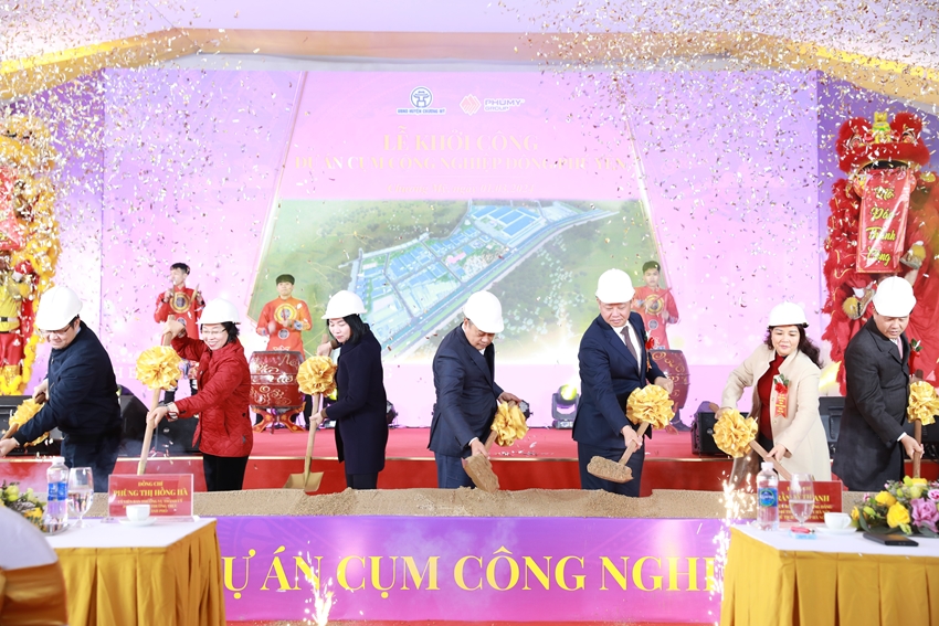 Lễ khởi c&ocirc;ng CCN Đ&ocirc;ng Ph&uacute; Y&ecirc;n