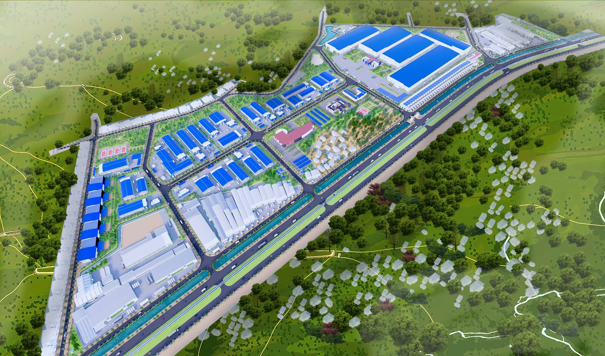Phối cảnh CCN Đ&ocirc;ng Ph&uacute; Y&ecirc;n