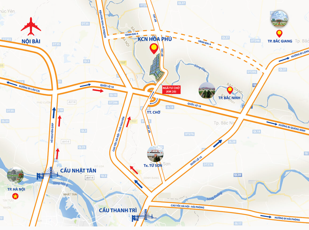 kết nối giao th&ocirc;ng Ho&agrave; Ph&uacute;