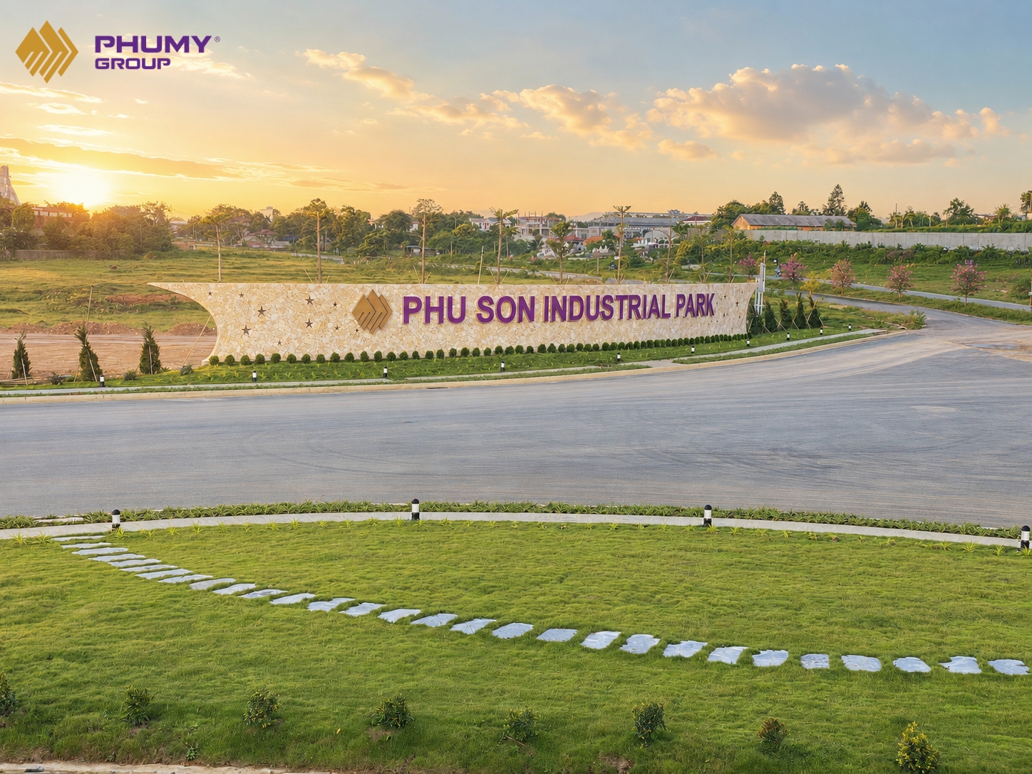 Cổng chính KCN Phú Sơn